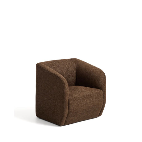 Sessel Milare in schokobrauner Chenille, 73 cm, FSC 100 % von Kave Home – Bild 1