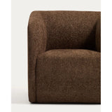Sessel Milare in schokobrauner Chenille, 73 cm, FSC 100 % von Kave Home – Bild 6