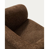 Sessel Milare in schokobrauner Chenille, 73 cm, FSC 100 % von Kave Home – Bild 8