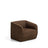 Sessel Milare in schokobrauner Chenille, 83 cm, FSC 100 % von Kave Home – Bild 1