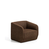 Sessel Milare in schokobrauner Chenille, 83 cm, FSC 100 % von Kave Home – Bild 1