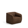 Sessel Milare in schokobrauner Chenille, 83 cm, FSC 100 % von Kave Home – Bild 1
