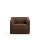 Sessel Milare in schokobrauner Chenille, 83 cm, FSC 100 % von Kave Home – Bild 6