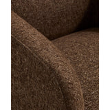 Sessel Milare in schokobrauner Chenille, 83 cm, FSC 100 % von Kave Home – Bild 9