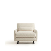 Sessel Veliro mit Samt oder Chenille und Stahlbeinen mit schwarzem Finish FSC Mix Credit von Kave Home – Bild 1