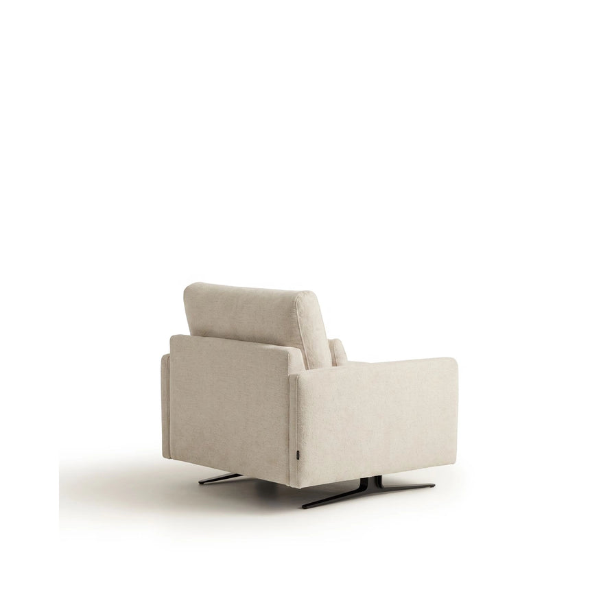 Sessel Veliro mit Samt oder Chenille und Stahlbeinen mit schwarzem Finish FSC Mix Credit von Kave Home – Bild 6