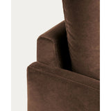 Sessel Veliro mit schokobraunem Samt und Stahlbeinen mit schwarzem Finish FSC Mix Credit von Kave Home – Bild 8