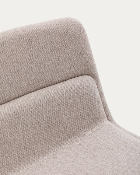Sessel Zahara in Beige mit Stahlbeinen und Terrakotta-Finish FSC 100% von Kave Home – Produktbild 4