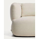 Sessel mit Kissen Martina aus Chenille in Ecru FSC Mix Credit von Kave Home – Bild 6