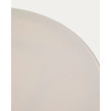 Set Erice mit 4 Stapelstühlen aus Aluminium und Seil und einem Tisch aus Aluminium und gehärtetem Glas in Ecru, Ø 120 cm von Kave Home – Bild 5