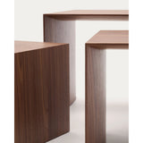 Set Litto aus 3 Nesttischen aus Walnussfurnier FSC Mix Credit 60 x 40 / 51 x 36 / 42 x 31 cm von Kave Home – Bild 9