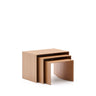 Set Litto aus 3 Tischen aus Eichenfurnier oder Wallnussfurnier FSC Mix Credit 60 x 40 / 51 x 36 / 42 x 31 cm von Kave Home – Bild 7