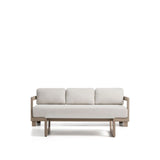 Set Nerano mit 3-Sitzer Sofa und Couchtisch aus Aluminium in Taupe von Kave Home – Bild 1