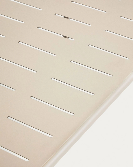 Set Zivia mit 2 Sesseln aus ecrufarbenem Seil und taupefarbenem verzinktem Stahl und Tisch aus taupefarbenem verzinktem Stahl 90 x 50 cm von Kave Home – Bild 6