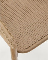 Set mit Tisch Sori aus massivem Akazienholz und 4 Stühlen Arinella aus massivem Akazienholz und beigem Seil, 200 x 100 cm FSC 100 % von Kave Home – Bild 4