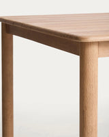 Set mit Tisch Sori aus massivem Akazienholz und 6 Stühlen Alipa aus massivem Akazienholz und graphitgrauem Seil, 200 x 100 cm FSC 100 % von Kave Home – Bild 5