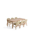 Set mit Tisch Sori aus massivem Akazienholz und Stühlen von Alipa, Nina oder Arinella, 200 x 100 cm FSC 100 % von Kave Home – Bild 1