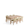 Set mit Tisch Sori aus massivem Akazienholz und Stühlen von Alipa, Nina oder Arinella, 200 x 100 cm FSC 100 % von Kave Home – Bild 1