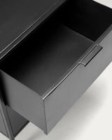 Shantay Nachttisch 40 x 50 cm aus Stahl mit schwarzem Finish von Kave Home – Produktbild 10