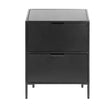 Shantay Nachttisch 40 x 50 cm aus Stahl mit schwarzem Finish von Kave Home – Produktbild 3