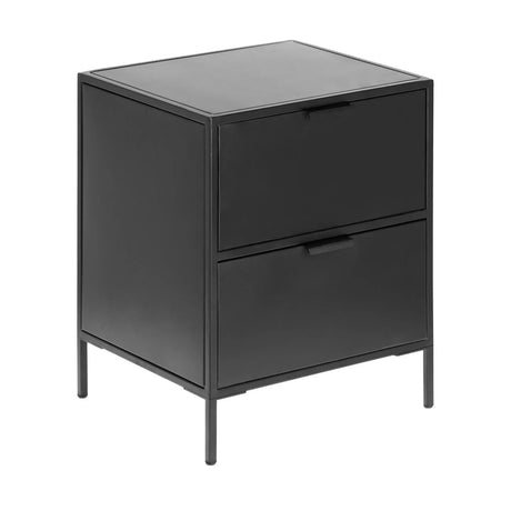 Shantay Nachttisch 40 x 50 cm aus Stahl mit schwarzem Finish von Kave Home – Produktbild 4