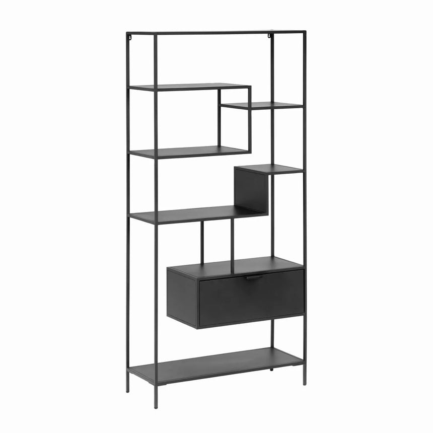 Shantay Regal aus Stahl mit schwarzem Finish 80 x 168 cm von Kave Home – Produktbild 7