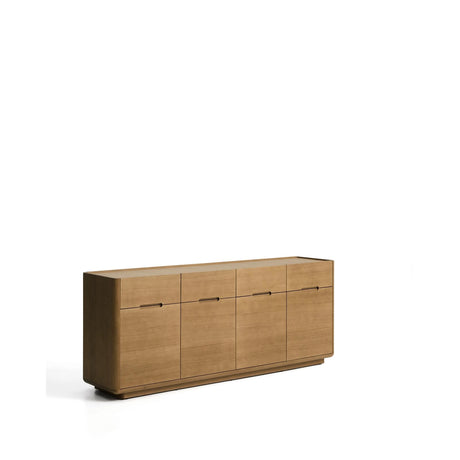 Sideboard Arelida aus Furnier sowie Massivholz aus Eiche mit hellbraunem Finish 200 x 80 cm von Kave Home – Bild 5