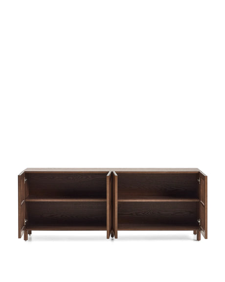 Sideboard Beyla aus Furnier und Massivholz aus Esche mit nussbaumfarbenem Finish 181 x 71,5 cm FSC 100% von Kave Home – Produktbild 6