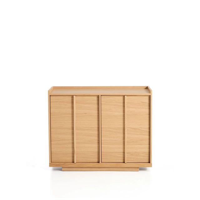 Sideboard Onix aus Eichenfurnier mit Naturton-Finish 100 x 80 cm FSC Mix Credit von Kave Home – Bild 1