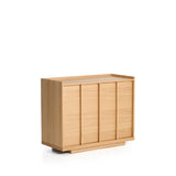 Sideboard Onix aus Eichenfurnier mit Naturton-Finish 100 x 80 cm FSC Mix Credit von Kave Home – Bild 3