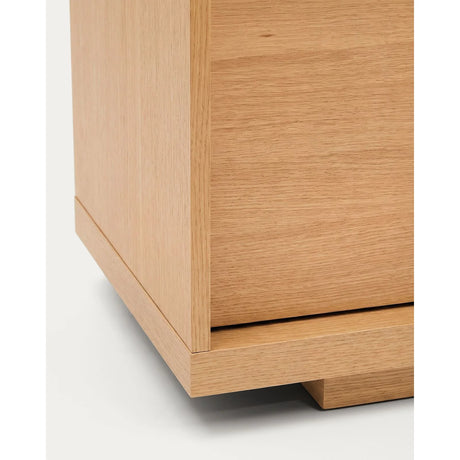 Sideboard Onix aus Eichenfurnier mit Naturton-Finish 200 x 80 cm FSC Mix Credit von Kave Home – Bild 9