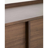 Sideboard Onix aus Walnussfurnier mit dunklem Finish 100 x 80 cm FSC Mix Credit von Kave Home – Bild 5