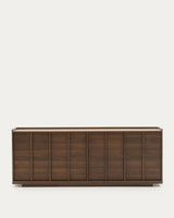 Sideboard Onix aus Walnussfurnier mit dunklem Finish 200 x 80 cm FSC Mix Credit von Kave Home – Produktbild 3