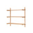 Sitra Regal modular 3 Regalbretter massives Eichenholz Finish Natur FSC Mix Credit 110 cm von Kave Home – Bild 1