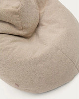 Sitzsack Vicka Bouclé beige Ø 70 cm von Kave Home – Bild 5