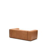 Sofa Blok aus braunem Leder 2-Sitzer 210 cm von Kave Home – Produktbild 5