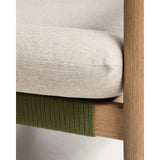 Sofa Menfi aus massivem Akazienholz und grünem Seil, 136 cm von Kave Home – Bild 10