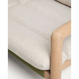 Sofa Menfi aus massivem Akazienholz und grünem Seil, 136 cm von Kave Home – Bild 13