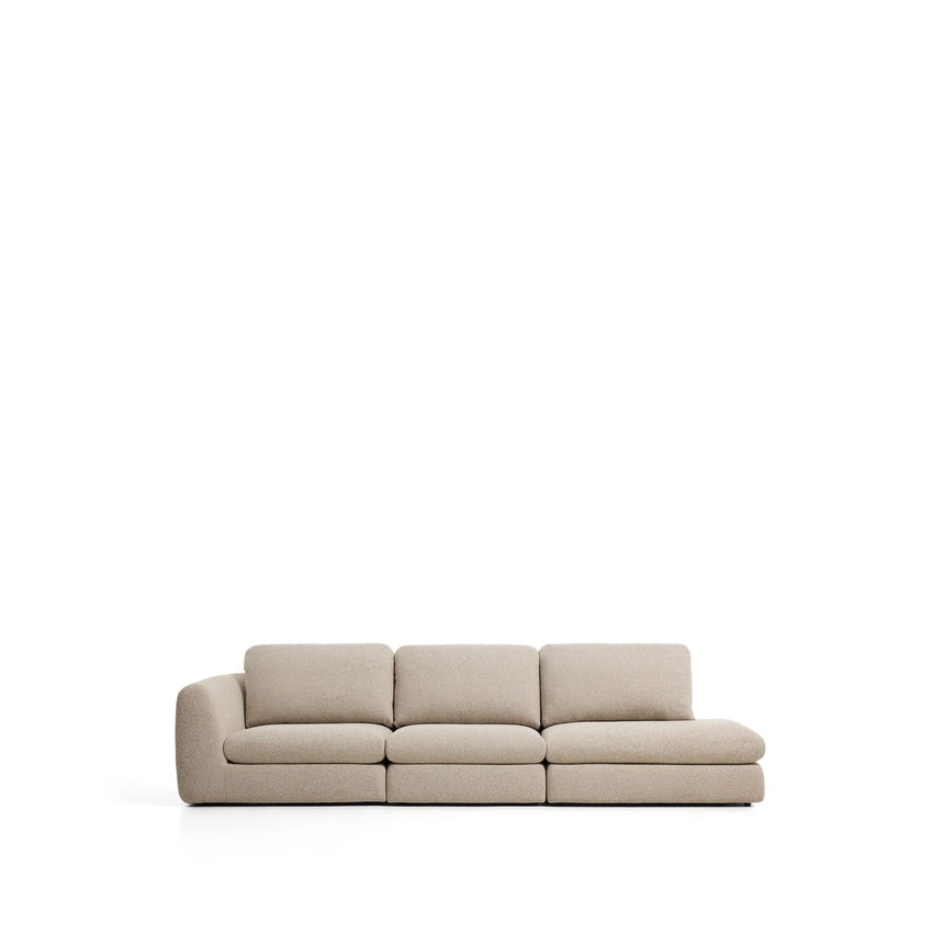 Sofa Vera 4-Sitzer mit Randmodul rechts in Beige, 322 cm, FSC Mix Credit von Kave Home – Bild 1