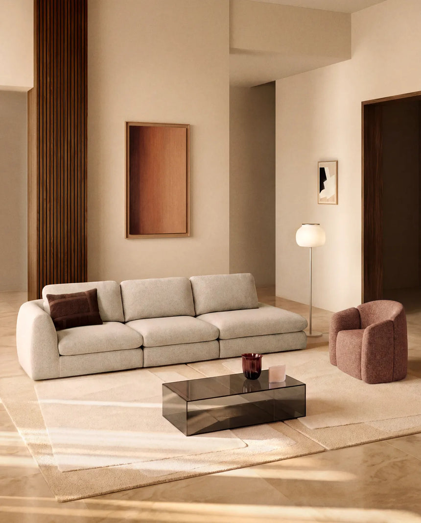 Sofa Vera 4-Sitzer mit Randmodul rechts in Beige, 322 cm, FSC Mix Credit von Kave Home – Bild 2