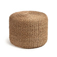 Someina runder Hocker aus Naturfasern Ø 40 cm von Kave Home – Produktbild 3