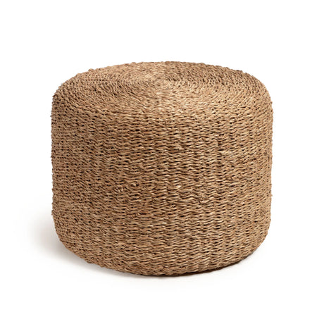 Someina runder Hocker aus Naturfasern Ø 40 cm von Kave Home – Produktbild 3
