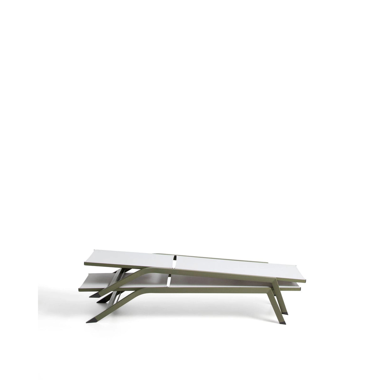 Sonnenliege Capraia aus Aluminium in Grün von Kave Home – Bild 4