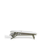 Sonnenliege Capraia aus Aluminium in Grün von Kave Home – Bild 4