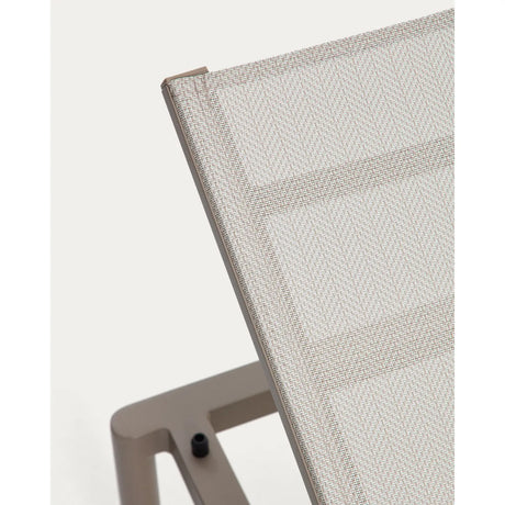 Sonnenliege Lesina aus Aluminium und Texteline von Kave Home – Bild 11