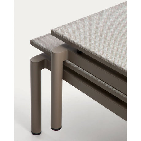 Sonnenliege Lesina aus Aluminium und Texteline von Kave Home – Bild 15
