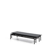 Sonnenliege Lesina aus Aluminium und graphitgrauem Texteline von Kave Home – Bild 6