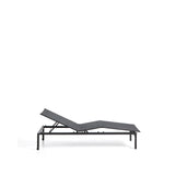 Sonnenliege Lesina aus Aluminium und graphitgrauem Texteline von Kave Home – Bild 7