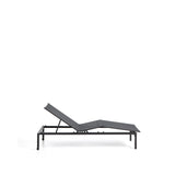 Sonnenliege Lesina aus Aluminium und graphitgrauem Texteline von Kave Home – Bild 8