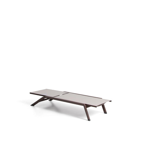Stapelbare Sonnenliege Capraia aus Aluminium in Taupe von Kave Home – Bild 1